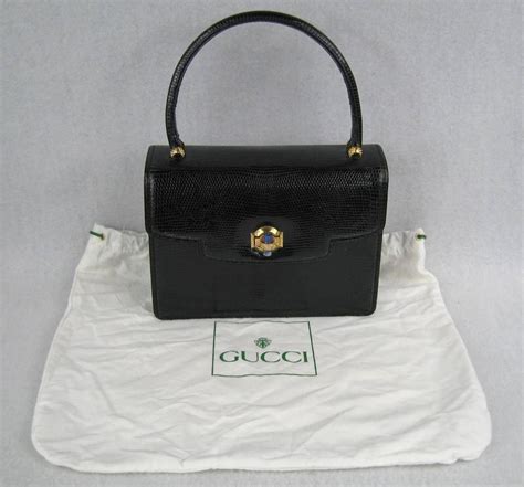 gucci vintage black bag|old style vintage Gucci bag.